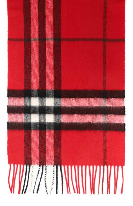Кашемировый шарф Burberry 8112640 Красный  8112640 Фото 4