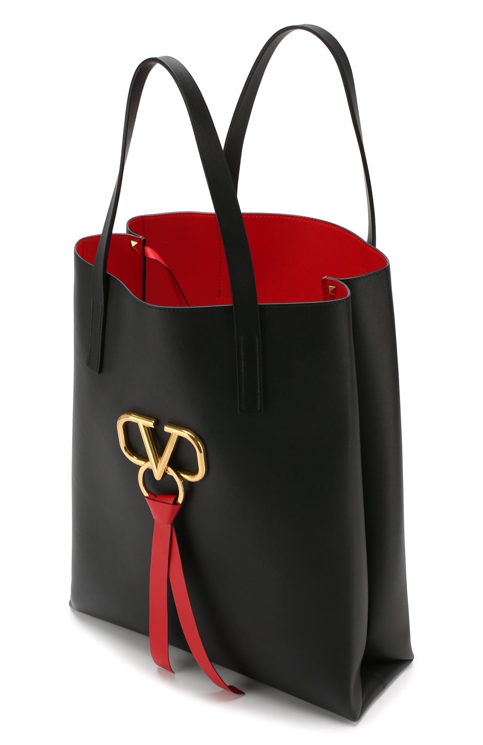 Сумка-тоут vring VALENTINO черного цвета по цене 295000 руб., арт. RW0B0D73/UZQ, фото 4 Сумка-тоут vring VALENTINO, арт. RW0B0D73/UZQ, фото 4