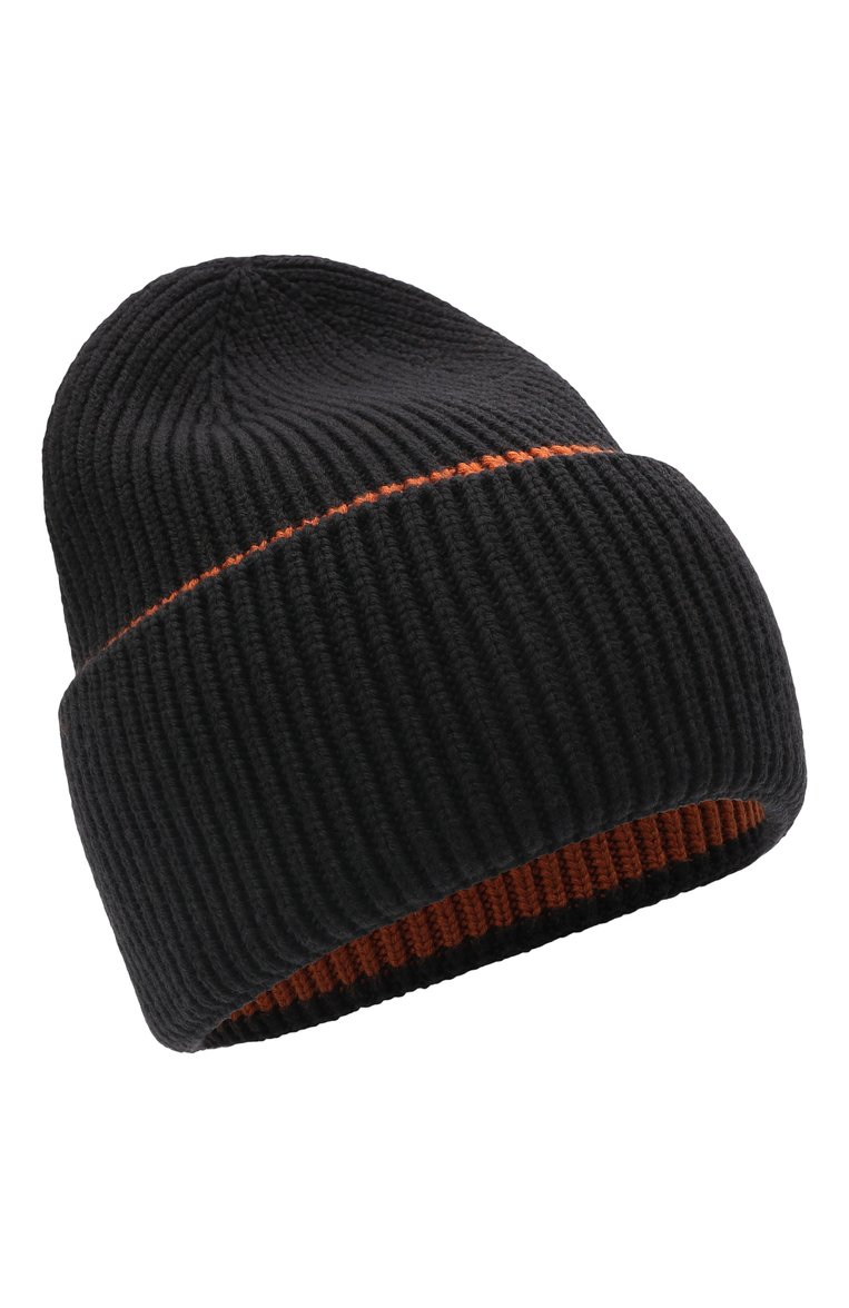 Мужская шерстяная шапка the outdoor capsule ZEGNA черного цвета, арт. Z3I93H/B34 | Фото 1 (Материал: Шерсть, Текстиль; Кросс-КТ: Трикотаж; Нос: Не проставлено)