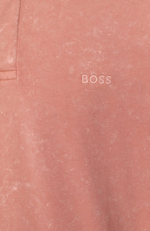 Хлопковый свитшот BOSS Orange Розовый, фото 5