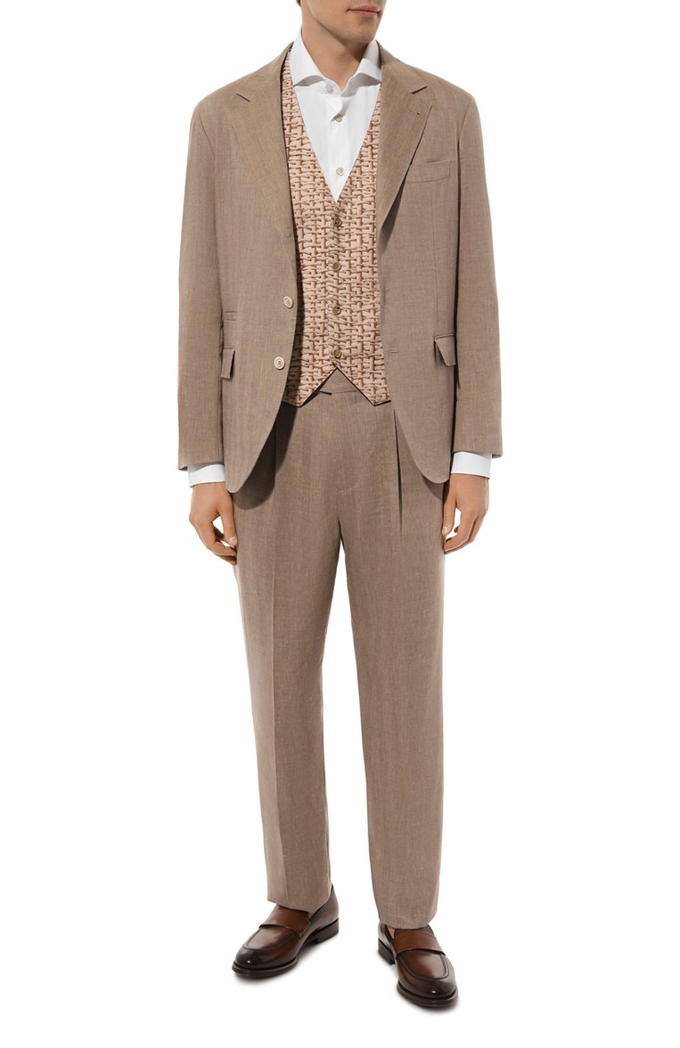 Льняной жилет GIORGIO ARMANI, арт. 4SGGK06D/T04Z5, фото 1