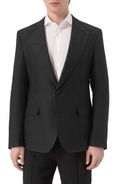 Льняной пиджак DOLCE & GABBANA, арт. G2QS6T/FU4MC, фото 5