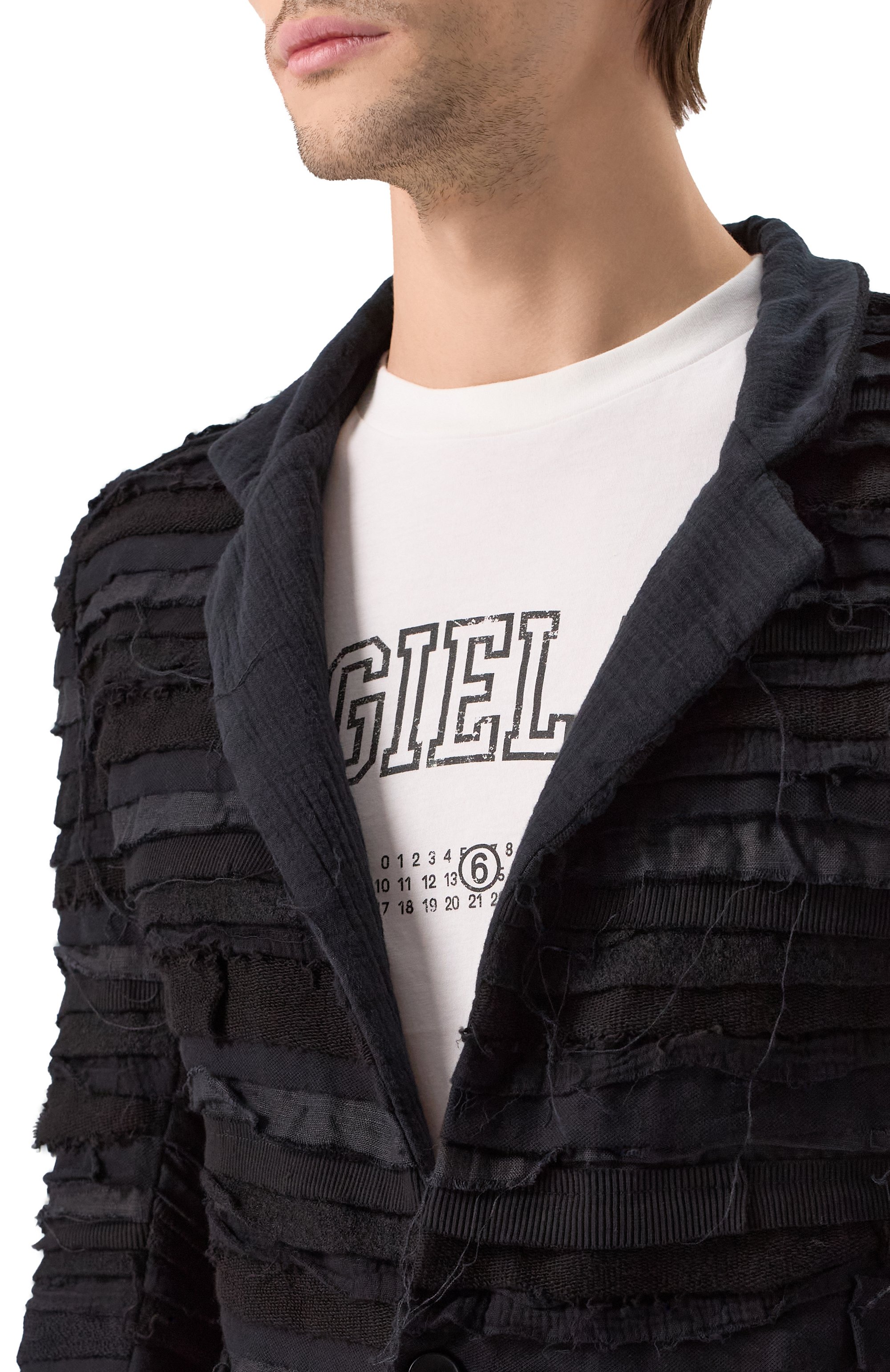 Комбинированный пиджак 139DEC, арт. SUT633-BK, фото 7