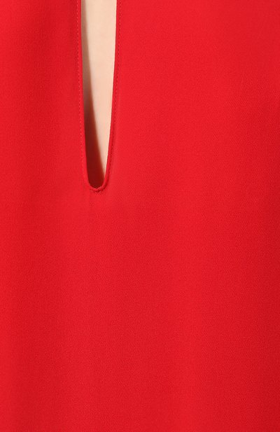 Шелковое платье VALENTINO красного цвета по цене 599500 руб., арт. SB3VANR51MH, фото 5 Шелковое платье VALENTINO, арт. SB3VANR51MH, фото 5