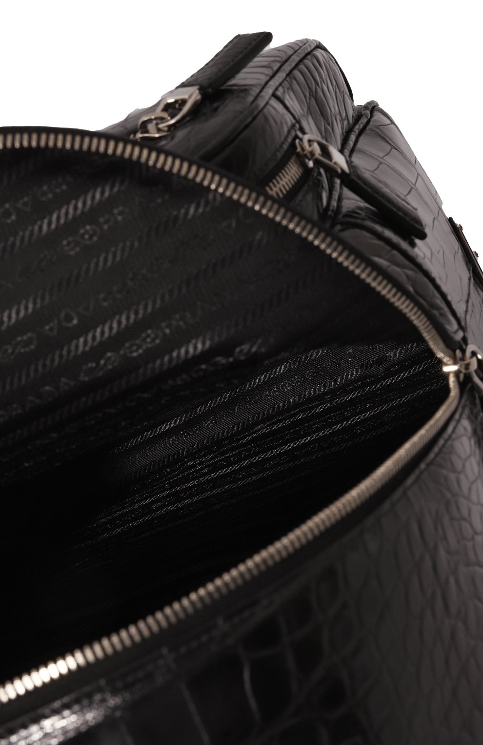 Рюкзак из кожи аллигатора PRADA, арт. 2VZ032-ULC-F0002-OOO, фото 5