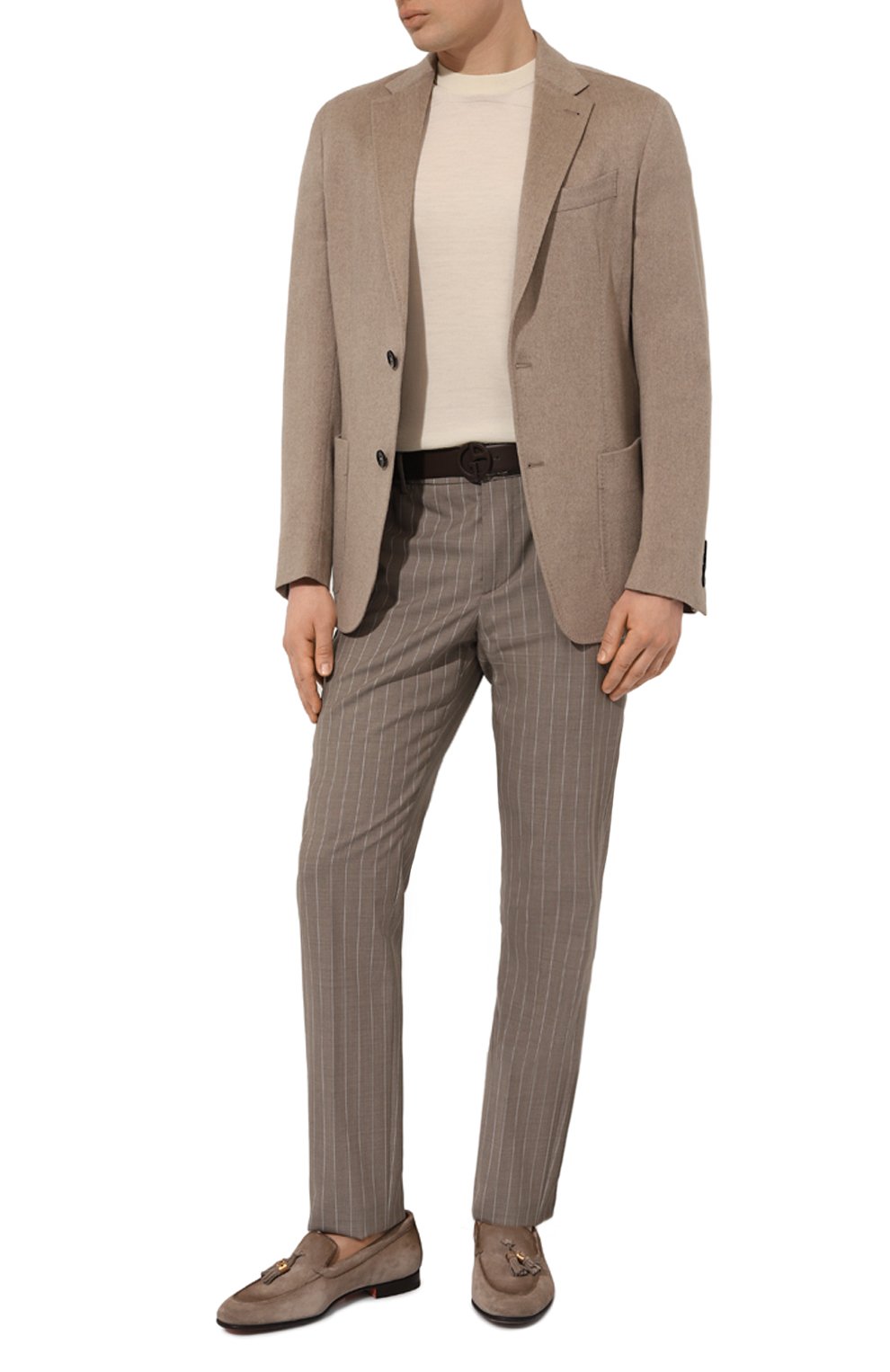 Замшевые лоферы carlos SANTONI, арт. MCNG18432LA3BSH6M45, фото 2