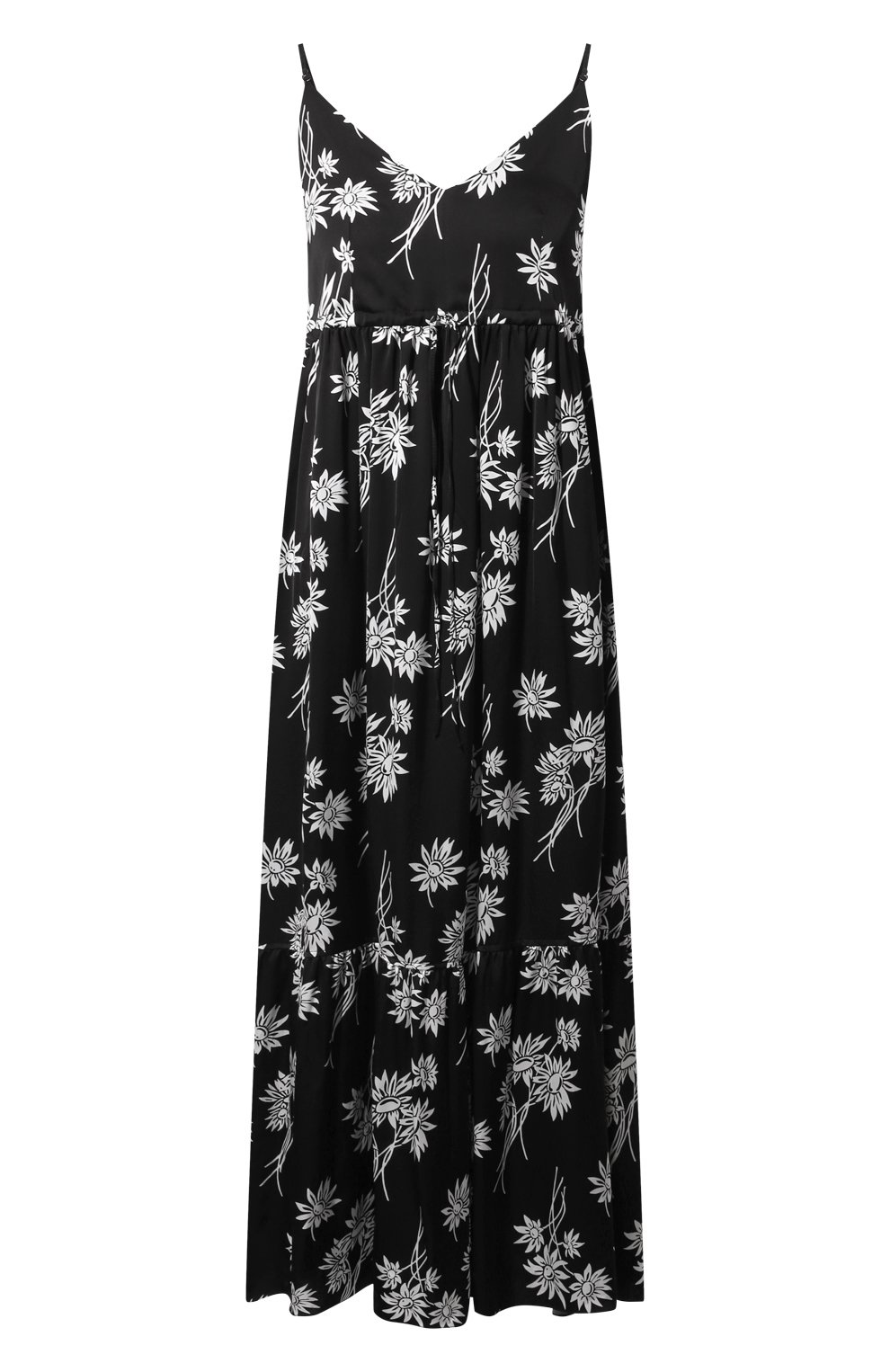 Платье из вискозы A.P.C. черно-белого цвета по цене 43950 руб., арт. VIAKK-F35006, фото 1 Платье из вискозы A.P.C., арт. VIAKK-F35006, фото 1