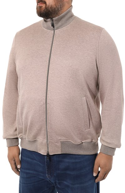 Толстовка из хлопка и кашемира MVST бежевого цвета по цене 131500 руб., арт. 13M467.VA00.MUST./58-62, фото 3 Толстовка из хлопка и кашемира MVST, арт. 13M467.VA00.MUST./58-62, фото 3