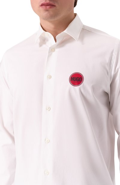 Хлопковая рубашка HUGO, арт. 50534280, фото 5
