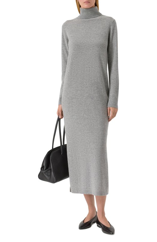 Платье из шерсти и кашемира Allude 255/17013 Серый  255/17013 Фото 2