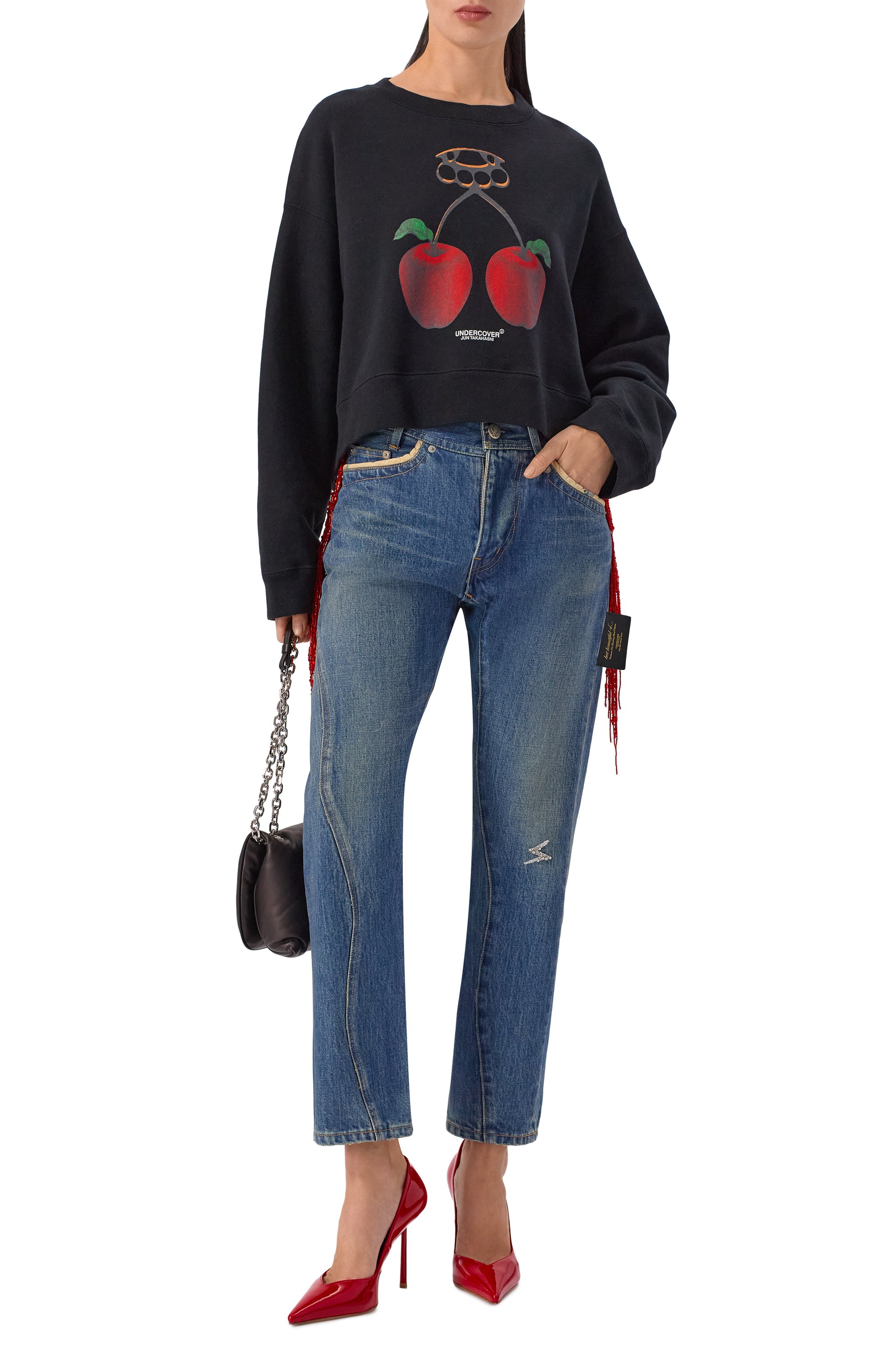 Хлопковый свитшот UNDERCOVER, арт. UC2E8802-5, фото 2