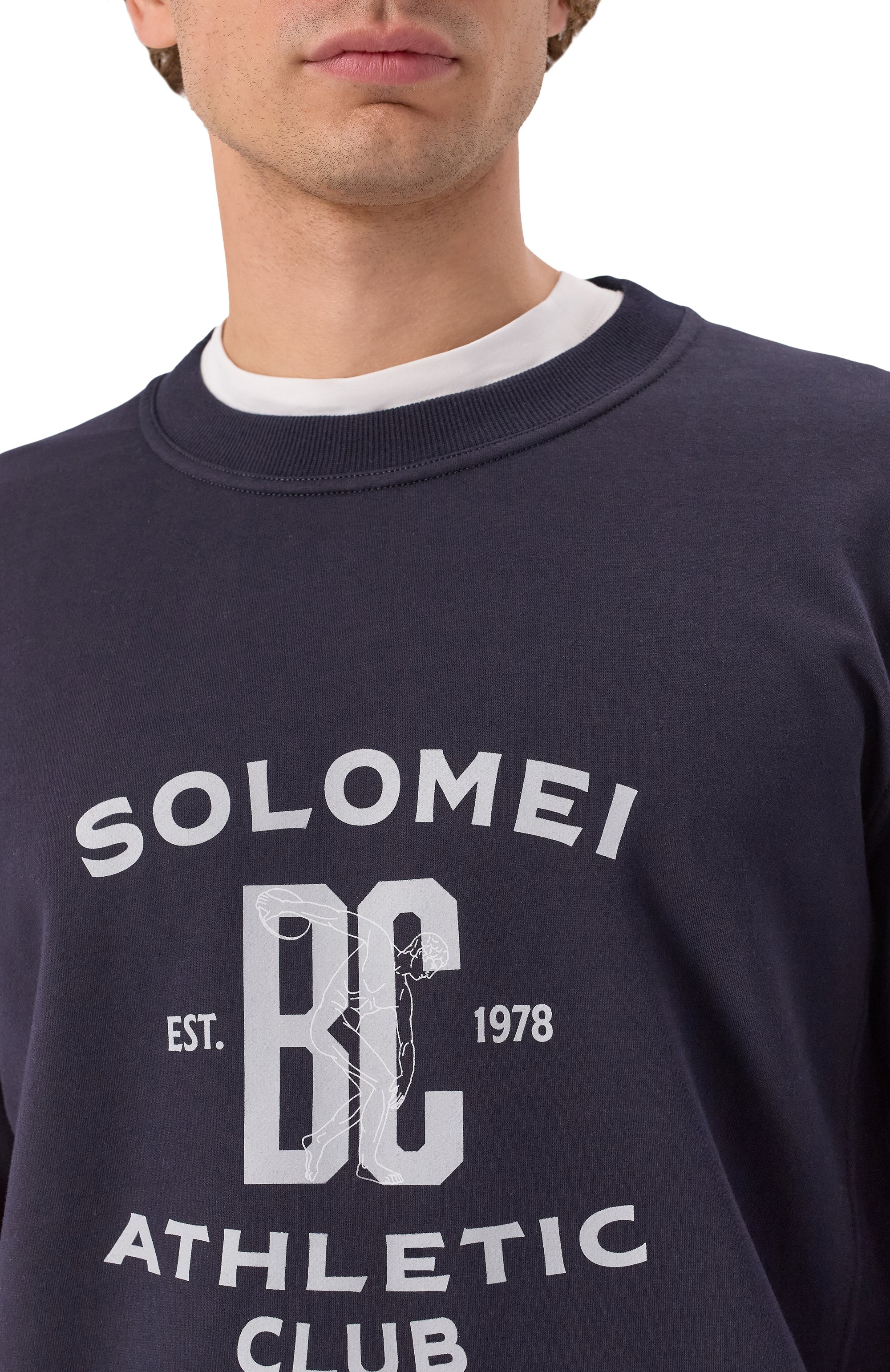 Хлопковый свитшот BRUNELLO CUCINELLI, арт. MW8633380G, фото 5