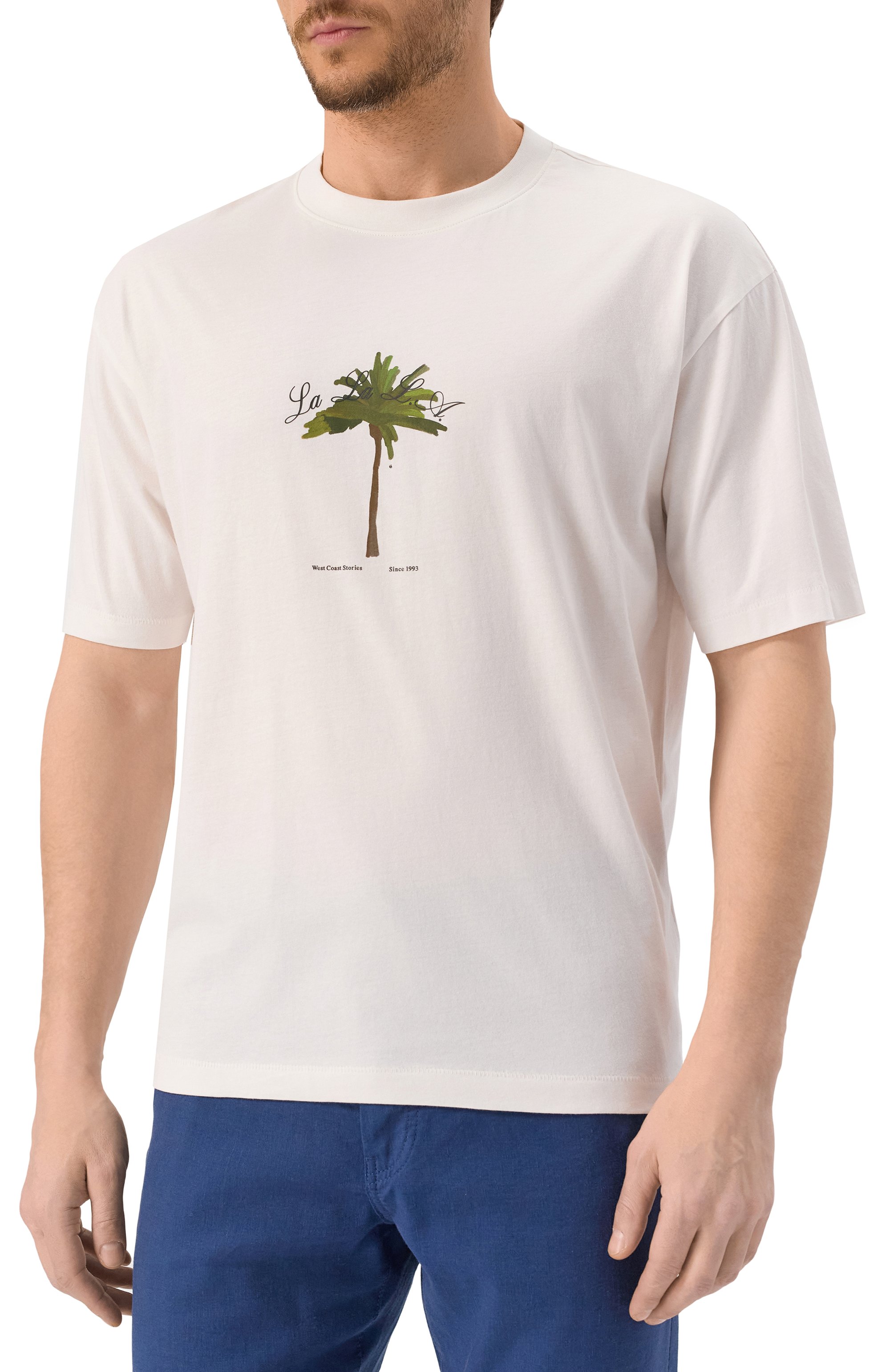 Хлопковая футболка HUGO, арт. 50538972, фото 3