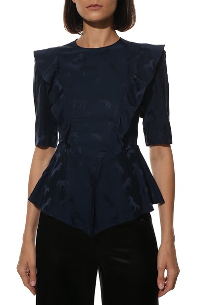 Блузка из смес и шелка и вискозы STELLA MCCARTNEY, арт. 599865/SNA57, фото 3