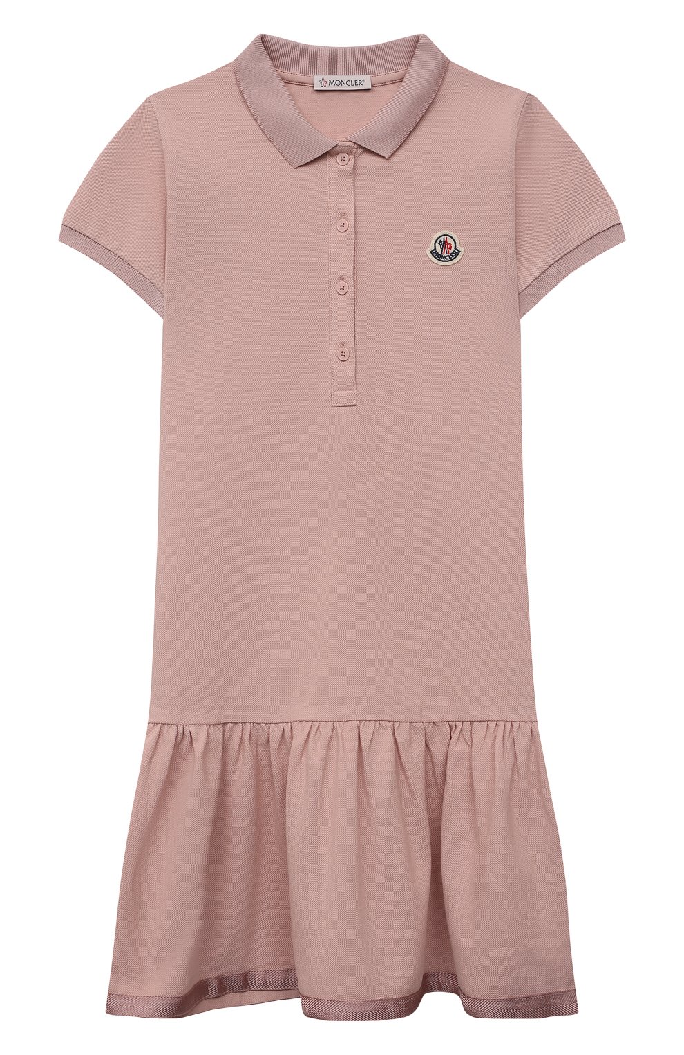 Хлопковое платье MONCLER, арт. G1-954-8I700-10-8496F/12-14A, фото 1