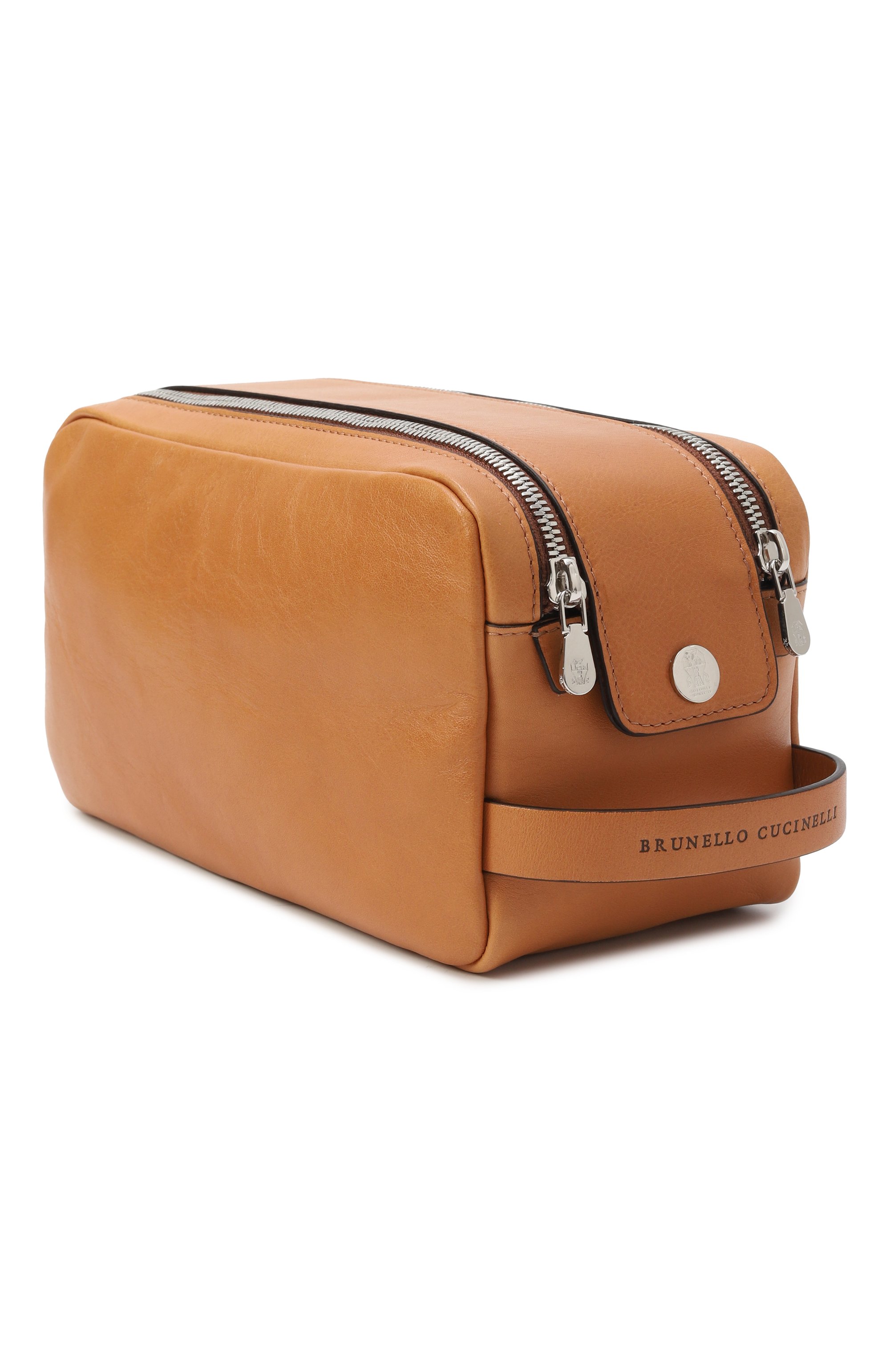 Несессер BRUNELLO CUCINELLI светло-коричневого цвета по цене 152000 руб., арт. MWTGBU334, фото 2 Несессер BRUNELLO CUCINELLI, арт. MWTGBU334, фото 2