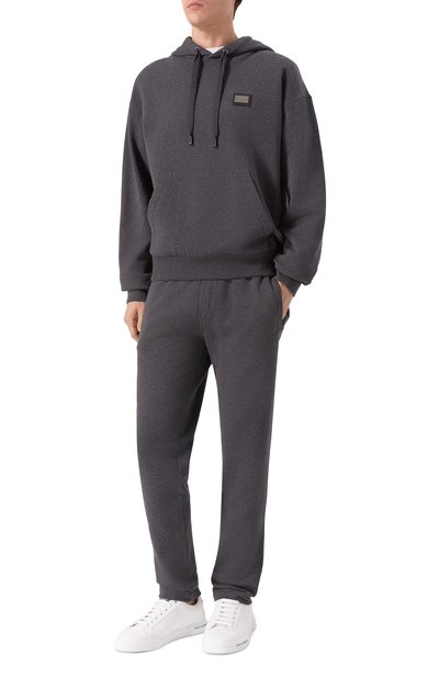 Мужские хлопковые брюки DOLCE & GABBANA, арт. GZ12AT/G7P1C