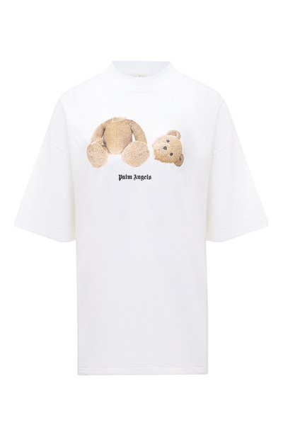Женская хлопковая футболка PALM ANGELS, арт. PWAA017C99JER0020160