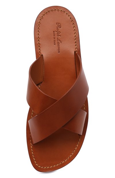 Кожаные шлепанцы RALPH LAUREN, арт. 815835897, фото 5