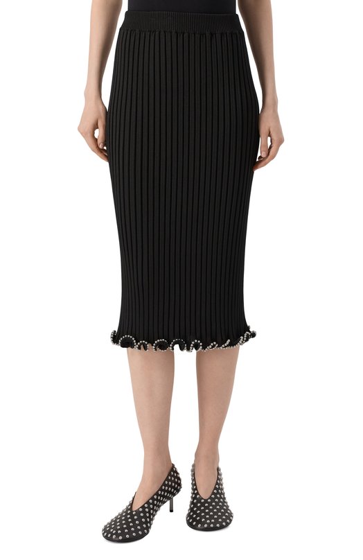 Юбка из вискозы Jil Sander J03MA0233-J18346 Чёрный  J03MA0233-J18346 Фото 3