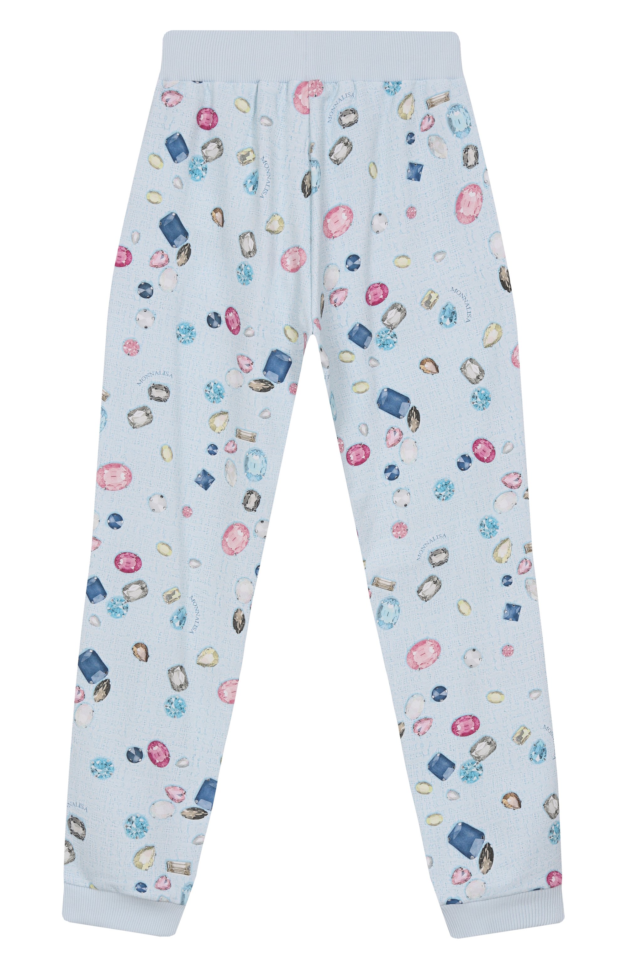 Хлопковые джоггеры MONNALISA, арт. 19F405, фото 2