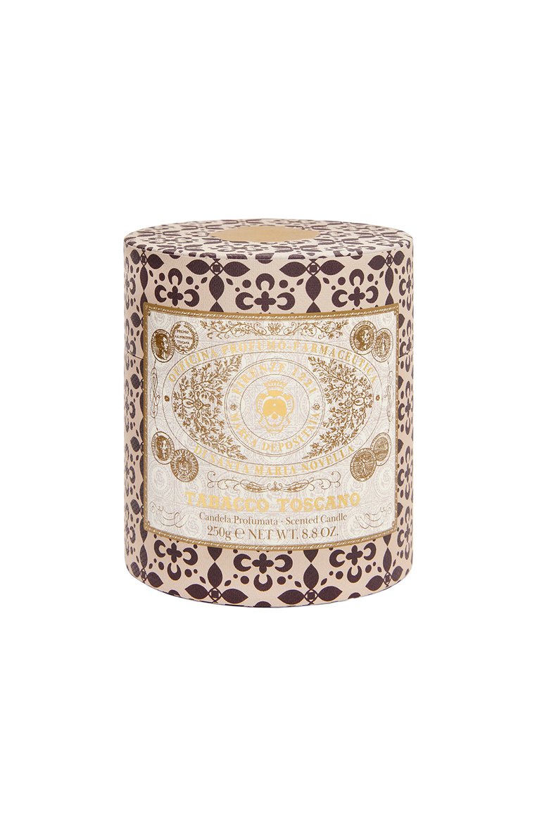 Свеча tabacco toscano (250g) SANTA MARIA NOVELLA бесцветного цвета, арт. SMN3461202 | Фото 4 (Нос: Не проставлено; Региональные ограничения белый список (Axapta Mercury): Не проставлено; Ограничения доставки: flammable, fragile-2)