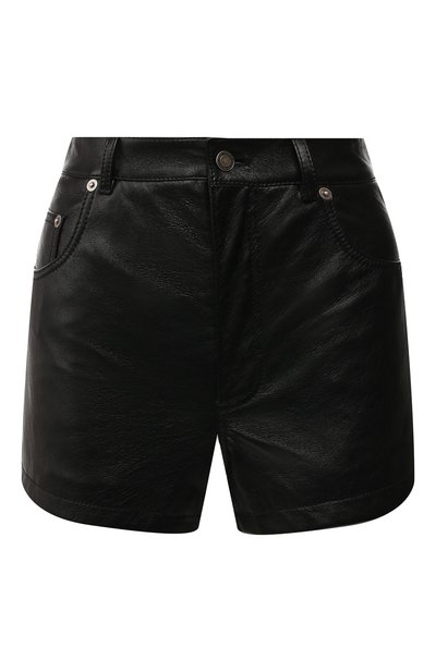 Кожаные шорты SAINT LAURENT, арт. 561313/YC2UE, фото 1
