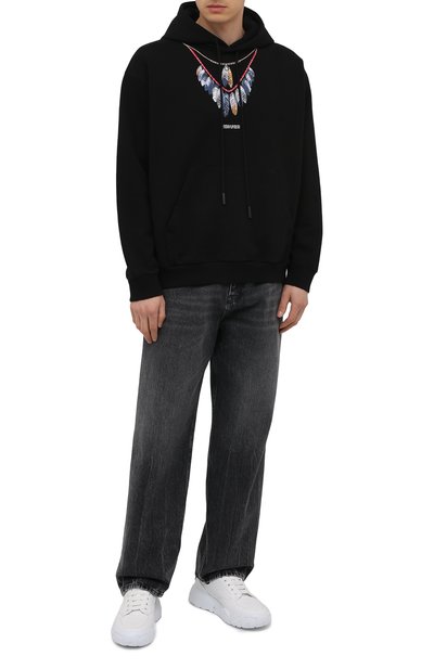 Хлопковое худи MARCELO BURLON, арт. CMBB040S21FLE002, фото 2