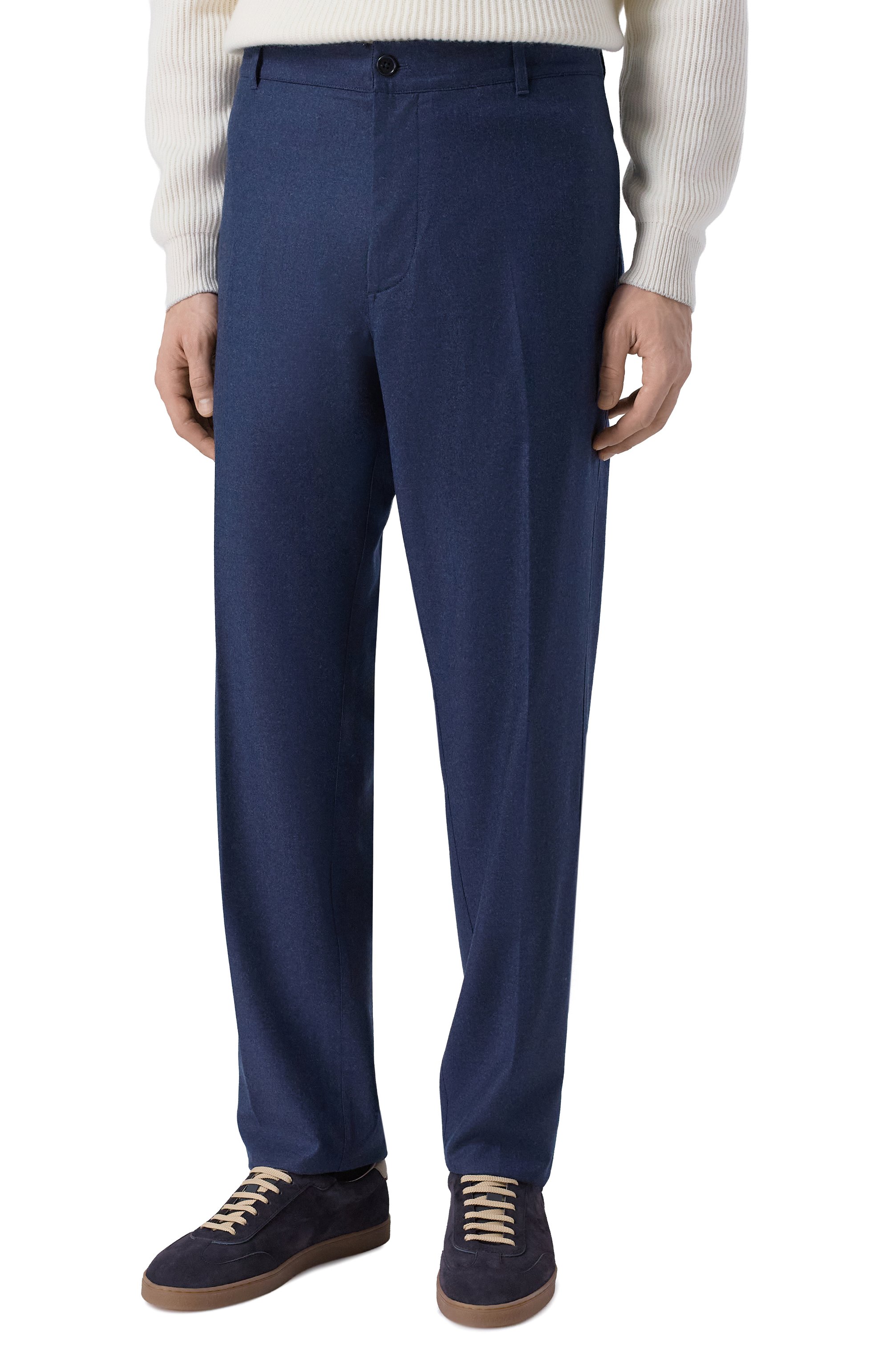 Шерстяные брюки ZILLI темно-синего цвета по цене 191000 руб., арт. CPP010M020070087U, фото 3 Шерстяные брюки ZILLI, арт. CPP010M020070087U, фото 3