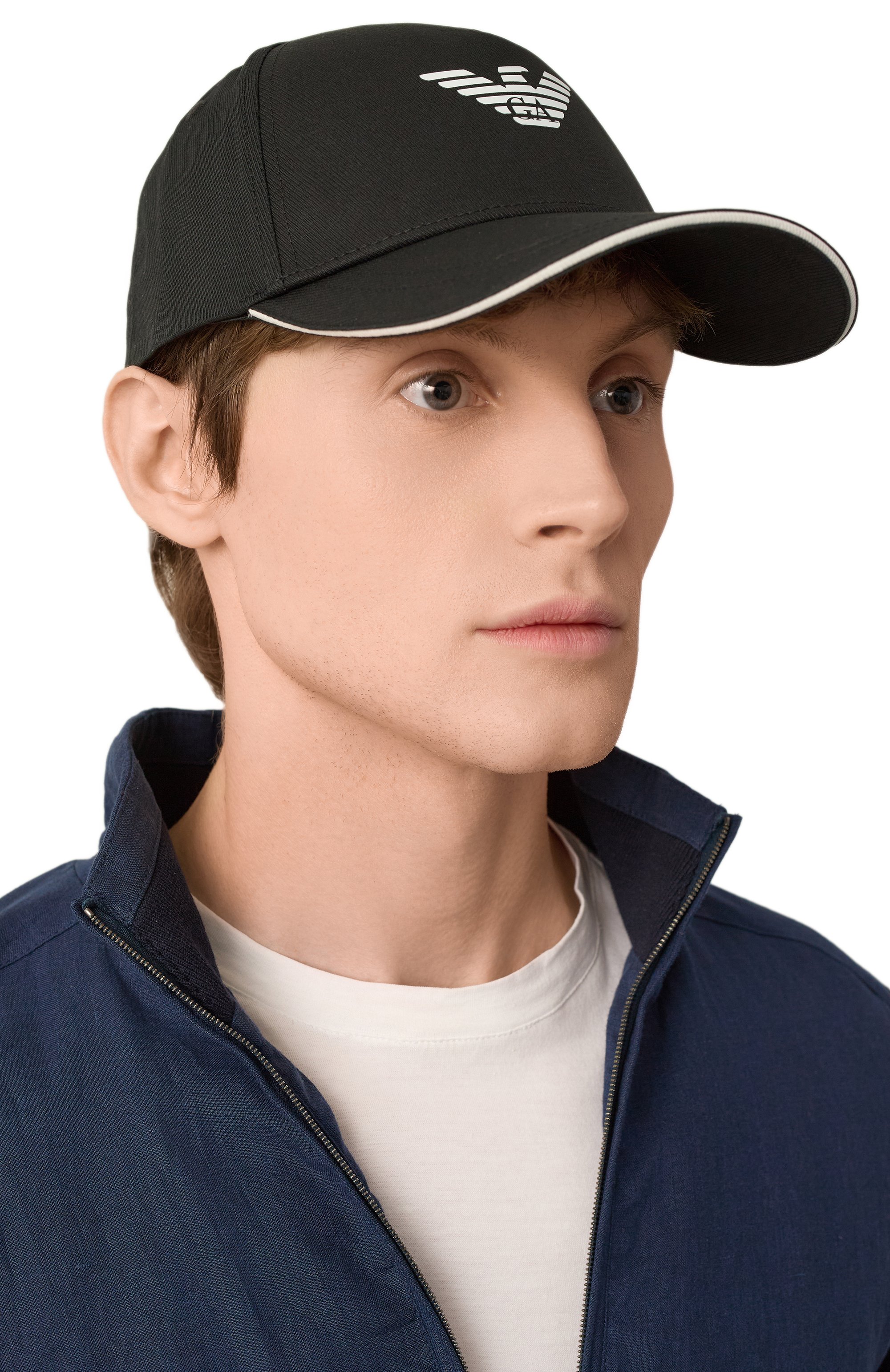 Хлопковая бейсболка EMPORIO ARMANI, арт. 627920/CC990, фото 2