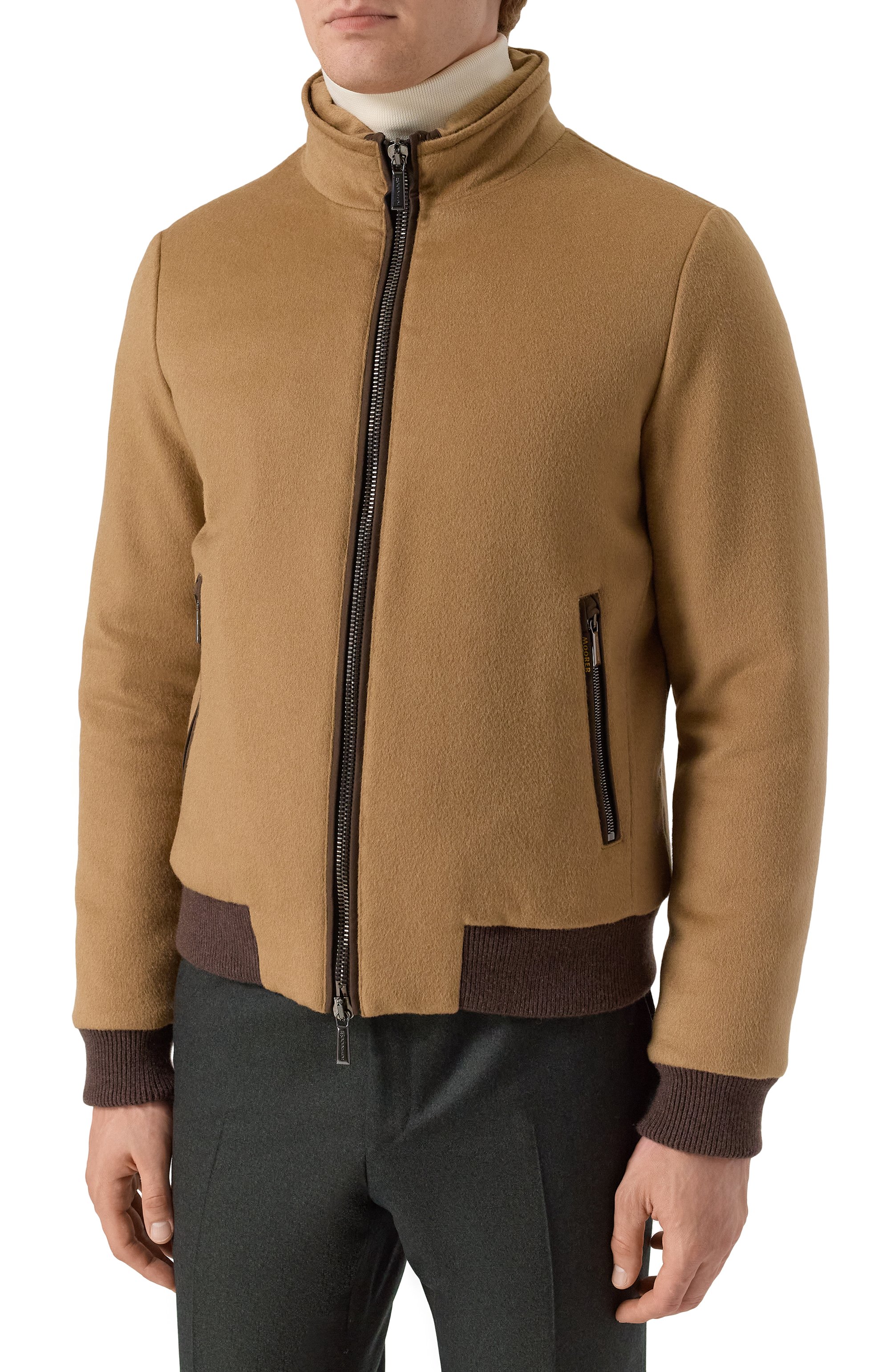 Бомбер из шерсти и кашемира bellati-le MOORER, арт. BELLATI/LE, фото 6