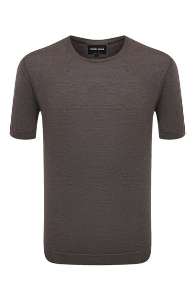 Мужской джемпер из шелка и хлопка GIORGIO ARMANI, арт. 3HSM38/SM63Z