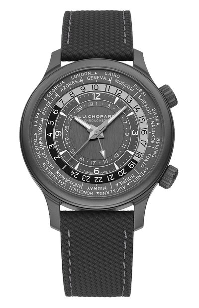 Мужские часы l.u.c. time traveler one black CHOPARD, арт. 168574-3008