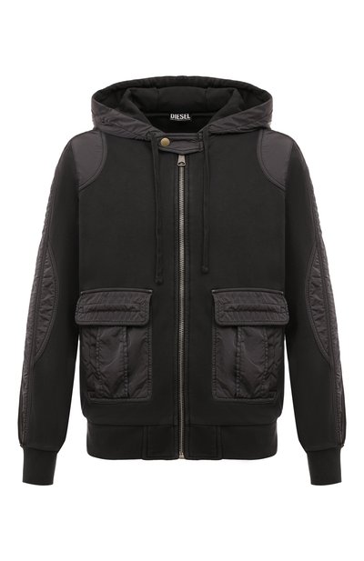 Хлопковая толстовка DIESEL, арт. A09035/0LCAL, фото 1