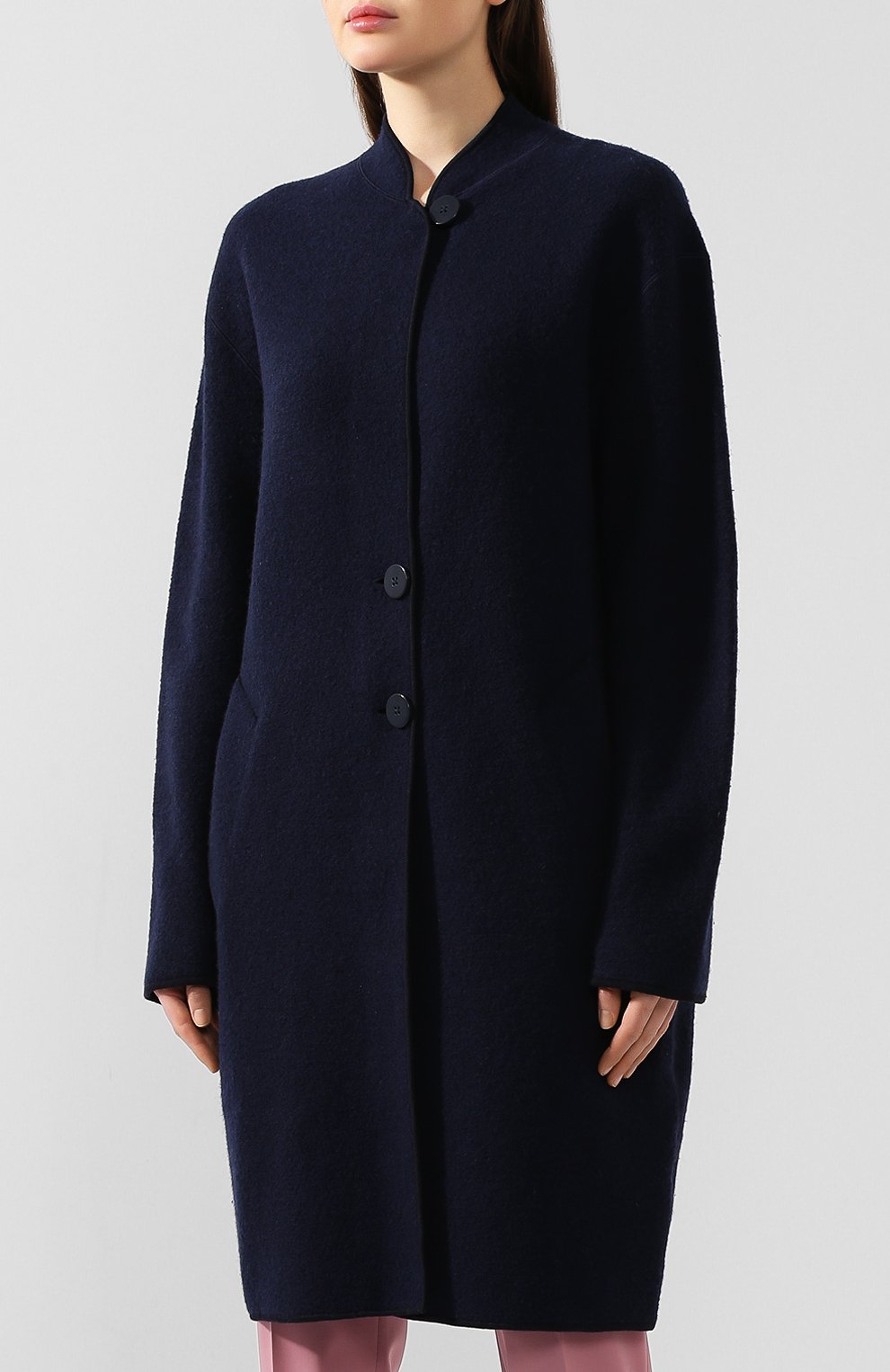 Пальто из смеси шерсти и хлопка EMPORIO ARMANI, арт. 6G2LT2/2M11Z, фото 3