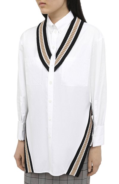 Хлопковая рубашка BURBERRY, арт. 4566409, фото 3