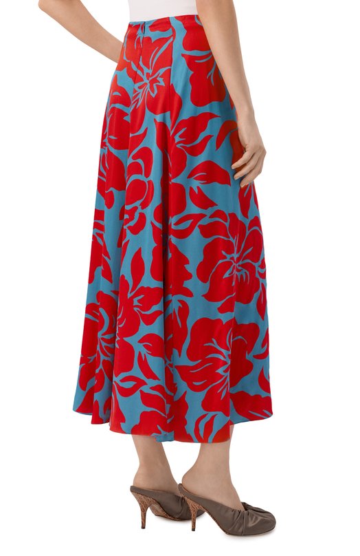 Юбка из вискозы Dries Van Noten 010812/3189 Разноцветный  010812/3189 Фото 4
