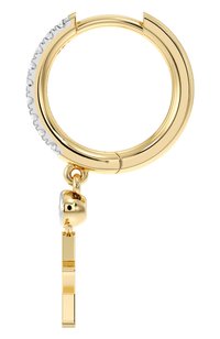 Серьга SERENDIPITY бесцветного цвета по цене 126500 руб., арт. EJE0036Y, фото 3 Серьга SERENDIPITY, арт. EJE0036Y, фото 3