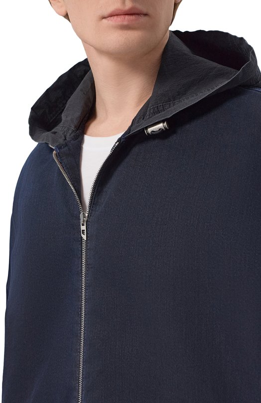 Хлопковая куртка Diesel A14694/09N81 Синий  A14694/09N81 Фото 5