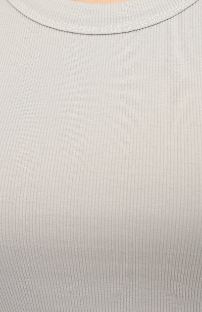 Хлопковая майка TOTEME, арт. ESPERA RIB TANK 203-437-772, фото 5