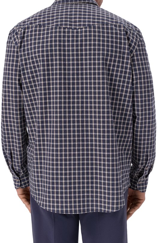 Хлопковая рубашка Van Laack VL-RAM01-K/156639/3XL-6XL Синий  VL-RAM01-K/156639/3XL-6XL Фото 4