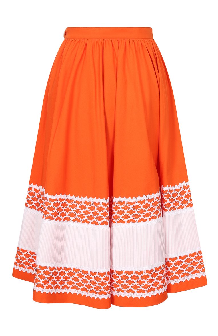 Хлопковая юбка MIU MIU, арт. MG1432-1XDS-F0049, фото 2