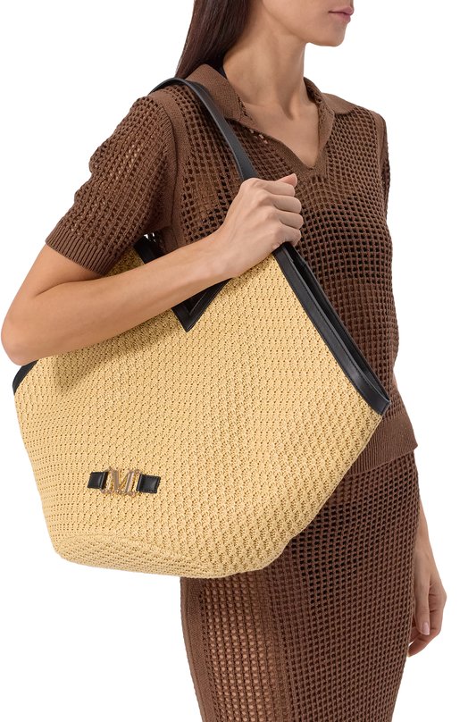 Сумка-тоут Luigi Max Mara LUIGIBEACH 2516511079 Бежевый  LUIGIBEACH 2516511079 Фото 2