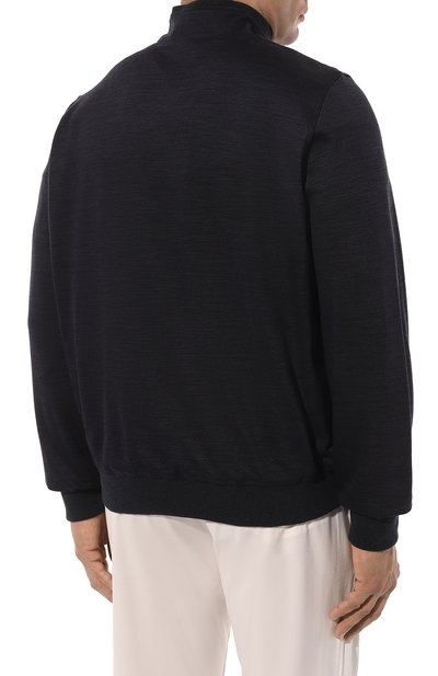 Толстовка из лиоцелла и шерсти MVST темно-синего цвета по цене 120000 руб., арт. 14M460.WV00.MUST./58-62, фото 4 Толстовка из лиоцелла и шерсти MVST, арт. 14M460.WV00.MUST./58-62, фото 4