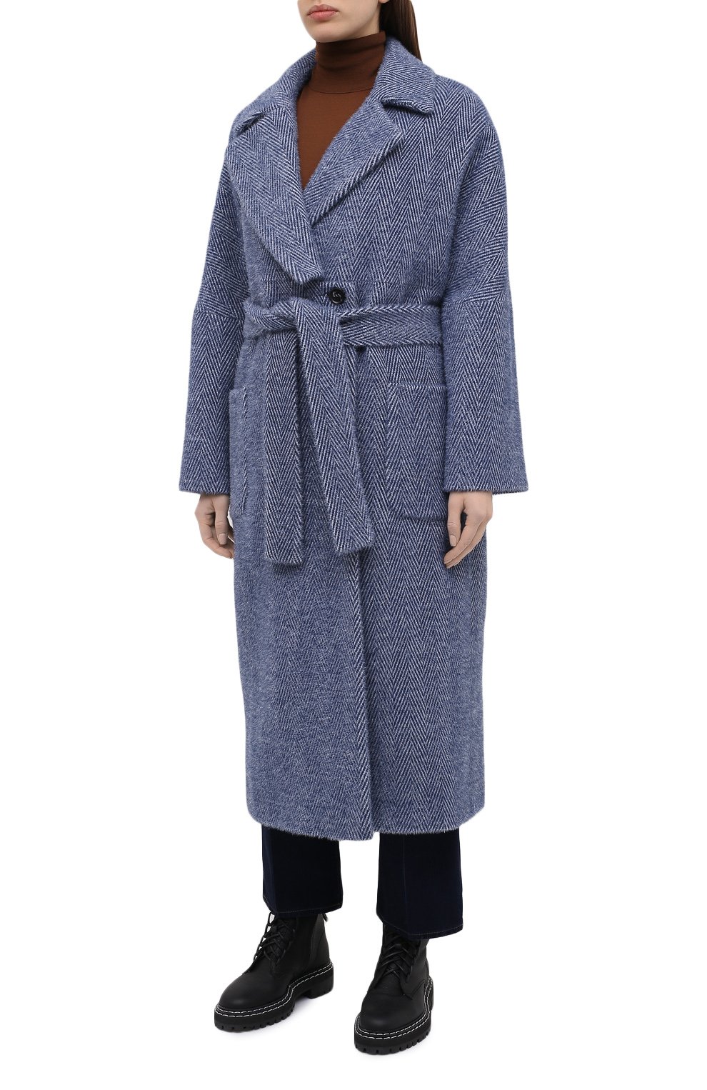 Пальто из шерсти и вискозы PEFORGIRLS, арт. PE.100.2022.10.00507.650, фото 3