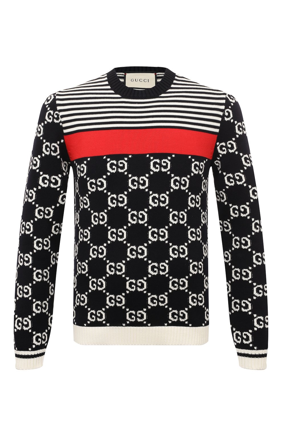 Хлопковый свитер GUCCI, арт. 496458 X9I07, фото 1