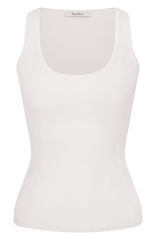 Майка из вискозы Max Mara MXMGHIR0 Белый MXMGHIR0