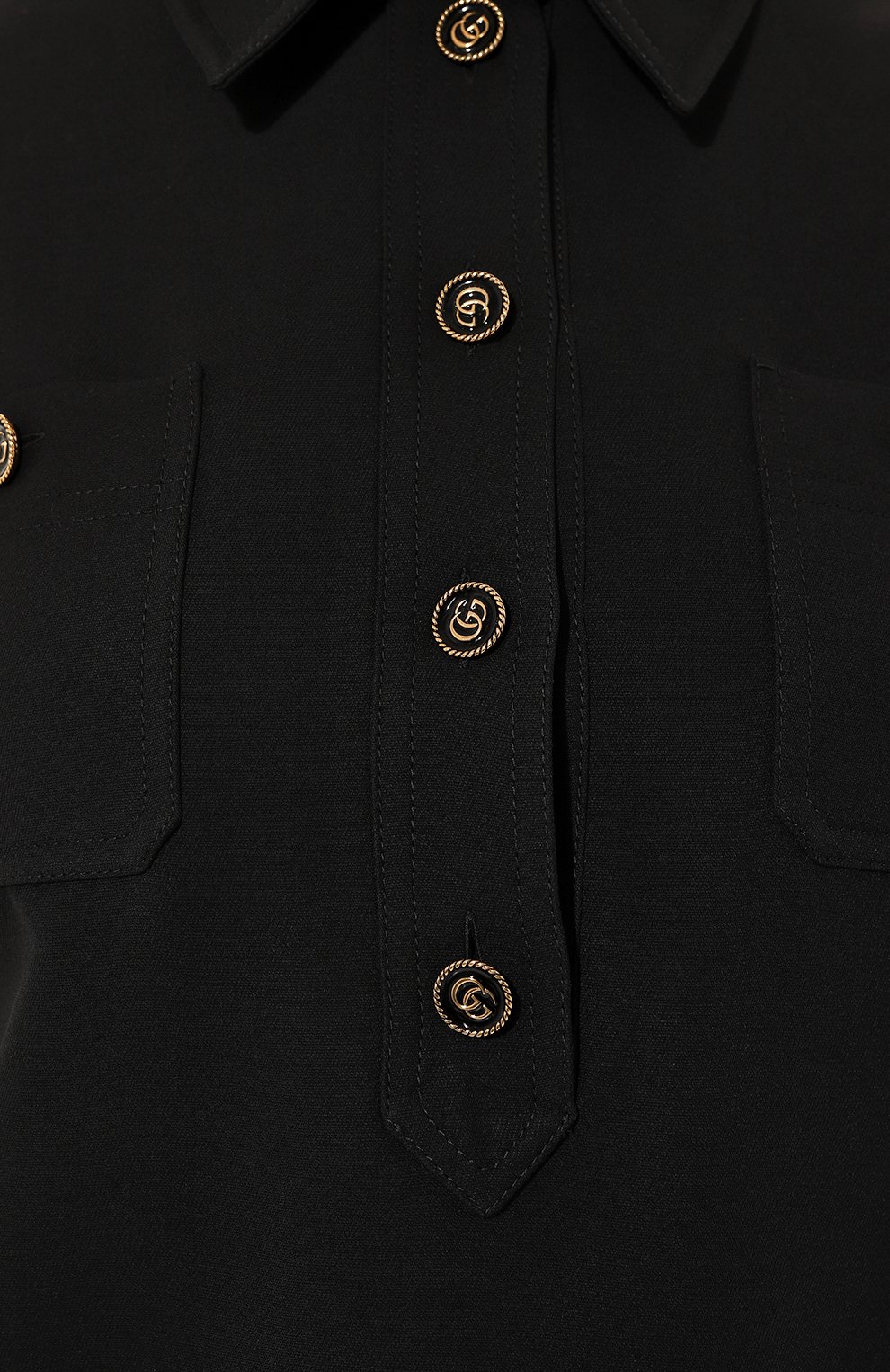 Платье из шелка и шерсти GUCCI, арт. 661672 ZAD88, фото 5