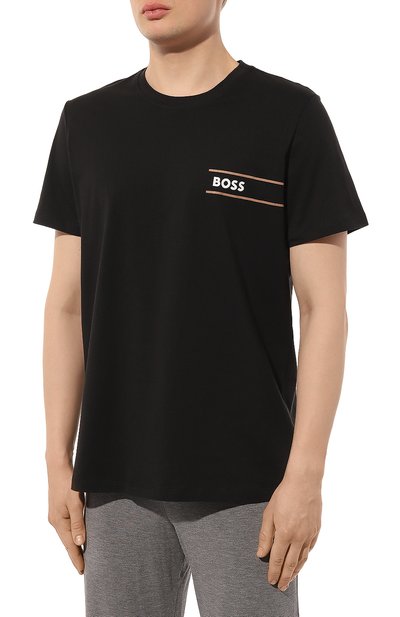 Хлопковая футболка BOSS, арт. 50508744, фото 3