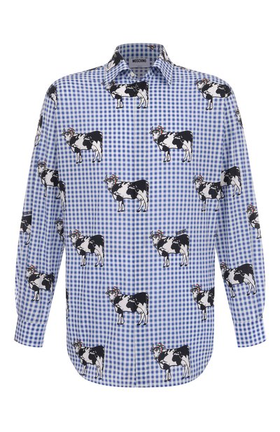 Мужская хлопковая рубашка MOSCHINO, арт. V0211/5254